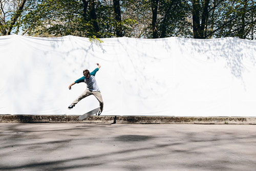 Skateboard Trick Nollie Treflip