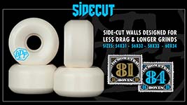 Bones Wheels SPF Formula - Sidecuts (P5) Shape