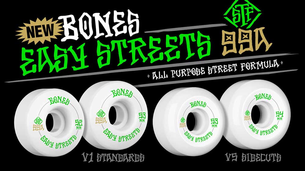 alleen Decoratief fotografie Bones Easy Streets wheels review | skate test | skatedeluxe Blog
