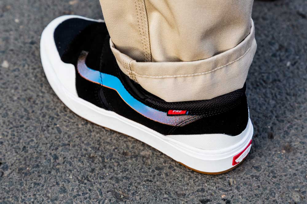 vans slip on pro toe cap