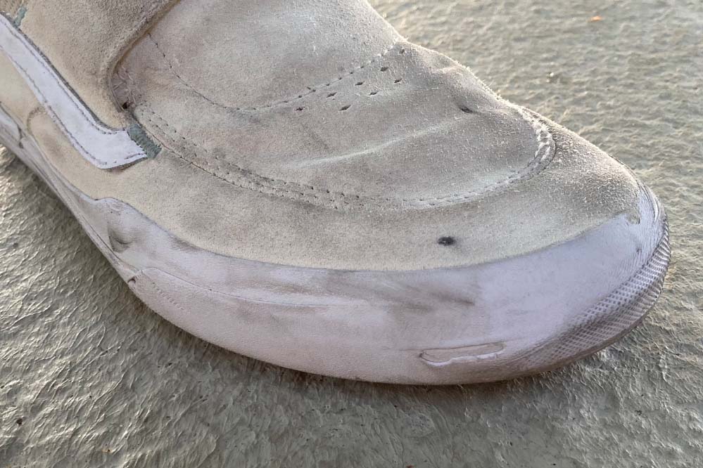 Pink vans online color test