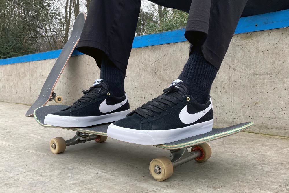 drifting Overwhelming Constricted Nike SB Blazer Low Pro GT Wear Test | skatedeluxe Blog