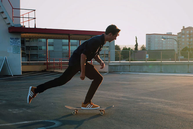 Habitat Skateboards - Marc Suciu pushing Marc Suciu für Habitat Skateboards