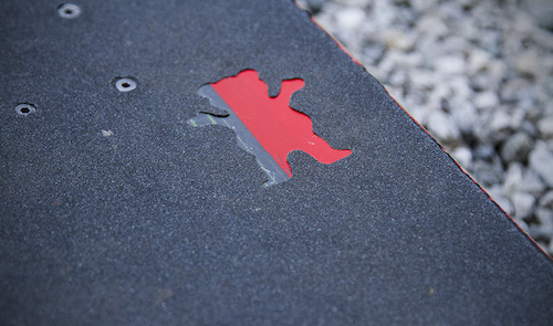 Lija de Skateboard recortada Lija de Skateboard recortada