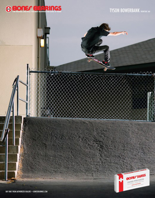 Bones Bearings - Tyson Bowerbank Bones Bearings - Tyson Bowerbank